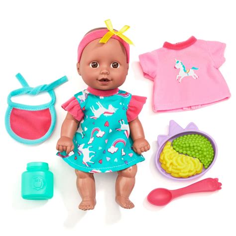 Kid Connection Mini Doll Play Set African American 11 Pieces