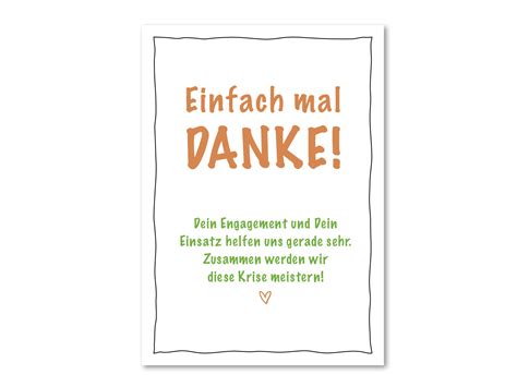 Postkarte F R Einfach Mal Danke An Alle Mitarbeiter