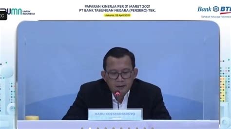 Btn Cetak Laba Rp Miliar Pada Kuartal I Kpr Subsidi Dan