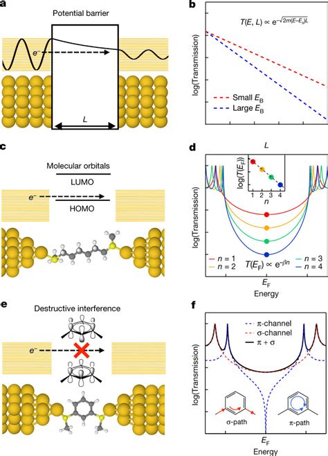 Schematic Illustration Of Coherent Electron Transport And Model