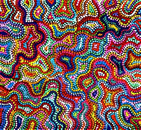 Aboriginal Artwork By Sally Clark Sold Through Coolabah Art On Ebay