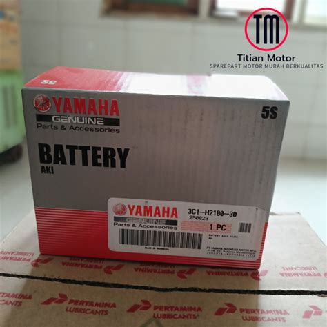 Jual AKI KERING YUASA YAMAHA YTZ5S ASLI 100 YAMAHA 3C1 H2100 30