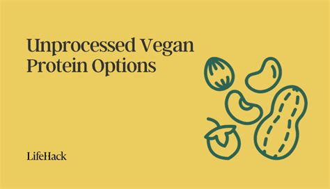 10 Unprocessed Vegan Protein Options Lifehack