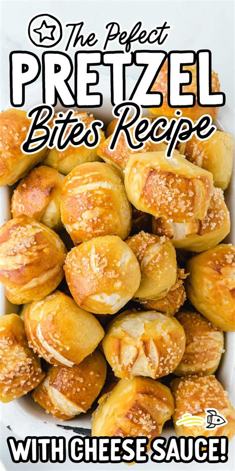 Soft Pretzel Bites With Cheese Dip Spaceships And Laser Beams