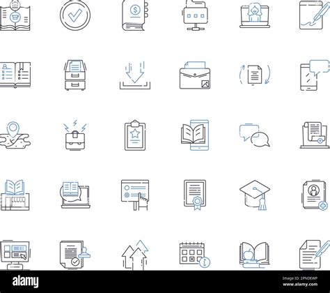 Data Analytics Line Icons Collection Insights Data Analytics Metrics Dashboards