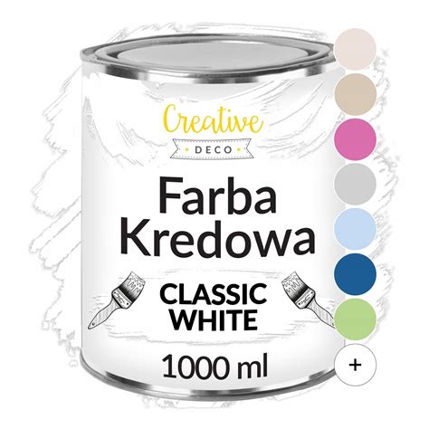 Farba Kredowa Bia A Do Mebli Drewna Ml Allegro Pl