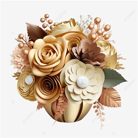 Golden Rose Bouquet Flower Wedding, Golden Rose Bouquet, Flower Wedding, Rose PNG Transparent ...