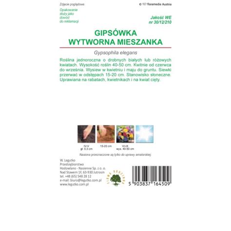 Gipsówka wytworna mieszanka 1g Sklep W Legutko