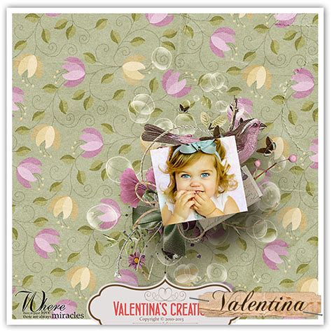 February Feb 2013 ` Lo2 Digital Scrap Kit By Valentina`s Flickr