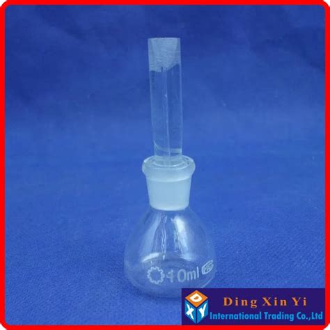 2pieces Lot 10ml Gay Lussac Pycnometer Specific Gravity Bottle