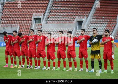 Bangkok Thailand 25 Juni 2023 Das AFC U 17 Finale Des Asien Pokals