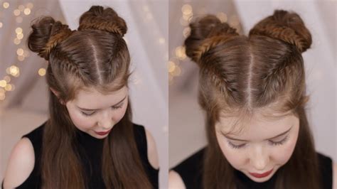 Space Buns Hairstyle Tutorial Glory Lindberg