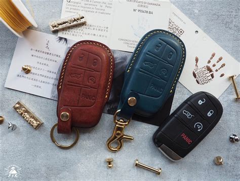 Handmade Leather Jeep Car Key Case Leather Car Key Fob Etsy