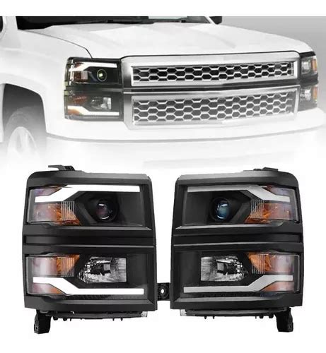 Faros Led Silverado Cheyenne 1500 2014 2015 Meses sin interés