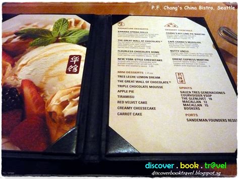 Restaurant Review Pf Changs China Bistro Seattle Discover Book