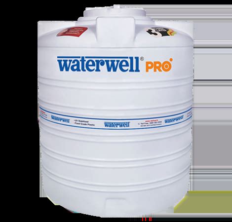 Waterwell Pro 3 Layers Roto Moulded Water Tank