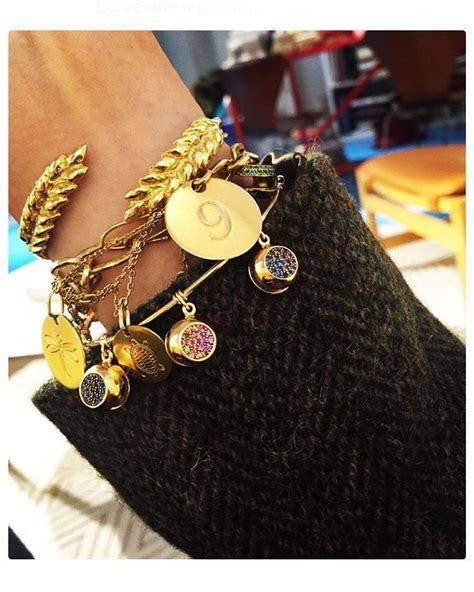 Aurelie Bidermann Via Instagram Bracelet Stack Alex And Ani Charm