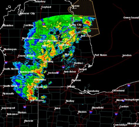 Michigan Doppler Radar Map