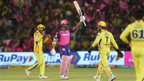 Tata IPL 2023 Rajasthan Beats Chennai Reclaims Top Spot