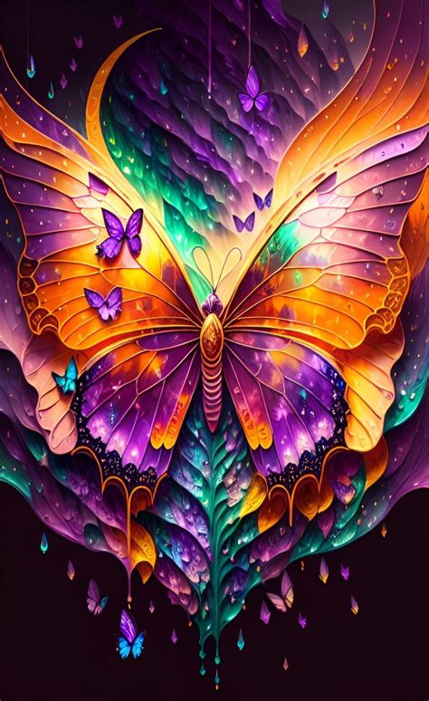 Dream By Wombo In Beautiful Butterflies Art Butterfly Wallpaper