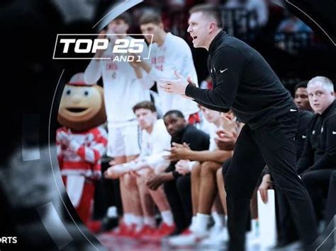 College Basketball Rankings Ohio State Moves Up In Early Top 25 And 1