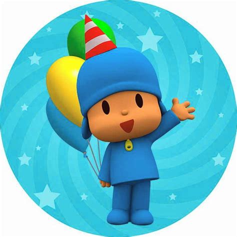 Painel Redondo Pocoyo Elo7 Produtos Especiais