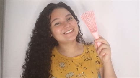 Escova Polvo Para Cabelo Cacheado Ser Que Boa Youtube