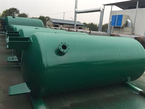 Carbon Steel Verticial Underground Oil Storage Tanks High Pressure Vessel