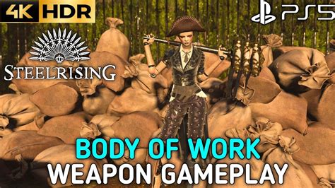 Steelrising Body of Work Weapon Gameplay | Steelrising (PS5 ...