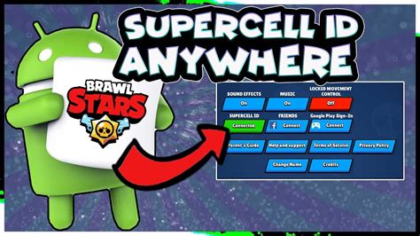 How To Connect Your Android To SUPERCELL ID Worldwide In BRAWL STARS