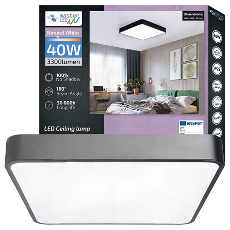 Plafon Led W Natynkowy Sufitowy Oprawa Lampa Panel Panel Led Vesna