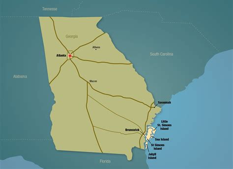 Jekyll Island Georgia Map - Sasha Costanza