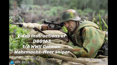 Video Instructions Of 1 6 WWII German Wehrmacht Heer Sniper Wolfgang