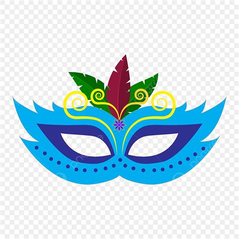 Máscara De Carnaval De Mardi Gras Con Plumas Png Y Vector PNG dibujos