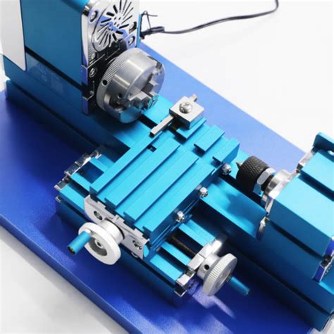 36w Mini Metal Lathe Machine Metalworking Diy Woodworking Tool For