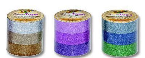 Folia Glitter Tape Set Klebeband Mit Glitzereffekt Window Color