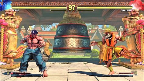 Kage Vs Dhalsim Hardest AI Street Fighter V YouTube