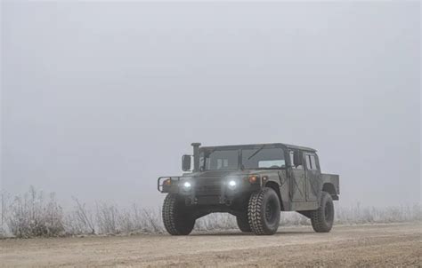 Wallpaper Fog, Humvee, M998 for mobile and desktop, section hummer ...