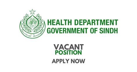 Health Department Sindh Jobs Director