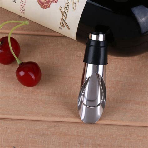 Stainless Steel Bottle Stopper Leak Proof Spout Flow Stopper To Keep