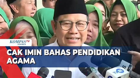 Kampanye Di Bekasi Cawapres Cak Imin Temui Majelis Taklim Bahas