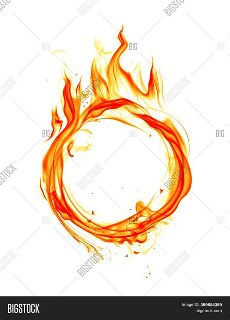 Burning Ring Made Fire Image And Photo Free Trial Bigstock