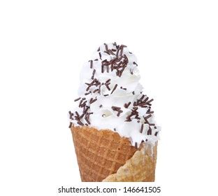 Soft Serve Ice Cream Sprinkles Chocolate Stock Photo (Edit Now) 146641505