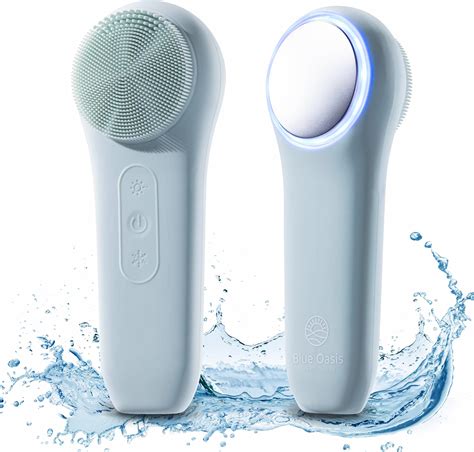 Facial Cleansing Brush Rechargeable Electric Face Scrubber Waterproof Silicone