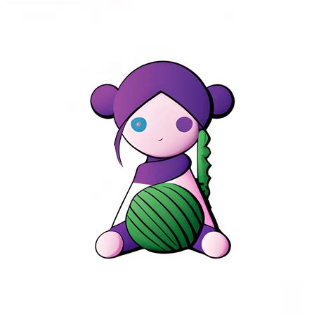 Anime Yarn Doll Graphic · Creative Fabrica