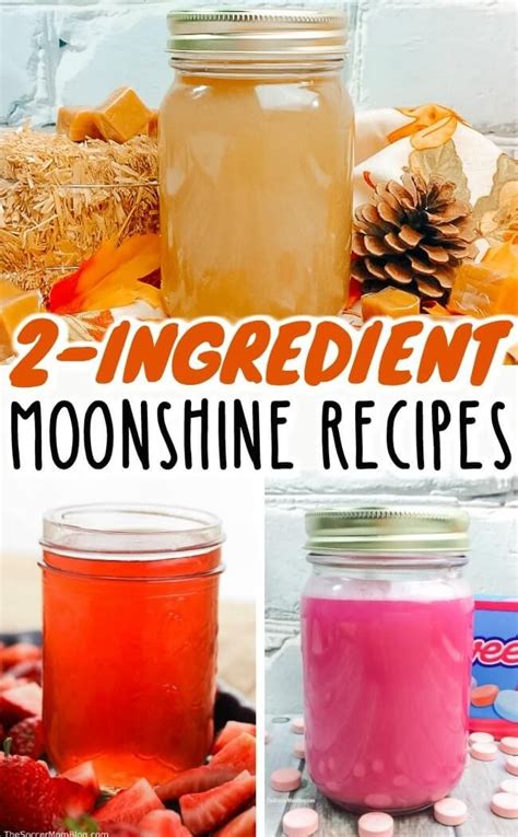 5 Homemade Moonshine Recipes - Only 2 Ingredients Each! | Flavored ...