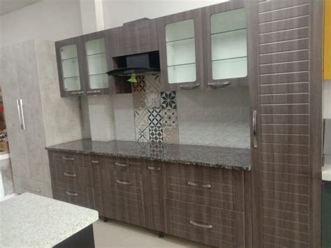 Modern Wooden Modular Kitchen Cabinets At Rs 1000 Sq Ft In Faridabad