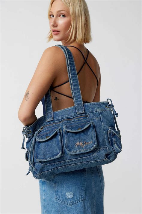 BDG Y2k Denim Tote Bag In Denim At Urban Outfitters In Blue Lyst