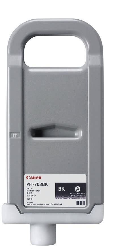 Cartucho De Tinta Pfi Bk Para Canon Imageprograf Ipf Negro