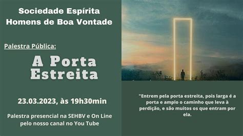 Palestra Esp Rita A Porta Estreita Youtube